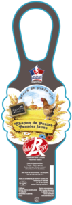 Chapon de poulet fermier jaune-Auvray Volailles